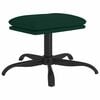 vidaXL Poggiapiedi Verde Scuro 60x60x36 cm in Velluto