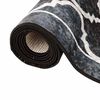vidaXL Tappeto Lavabile Nero e Bianco 160x230 cm Antiscivolo