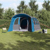 vidaXL Tenda Familiare con tetto Blu e Grigio 576 x 325 x 213 cm