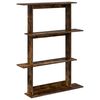 vidaXL Scaffale da parete Rovere Fumo 100 x 20 x 126 cm