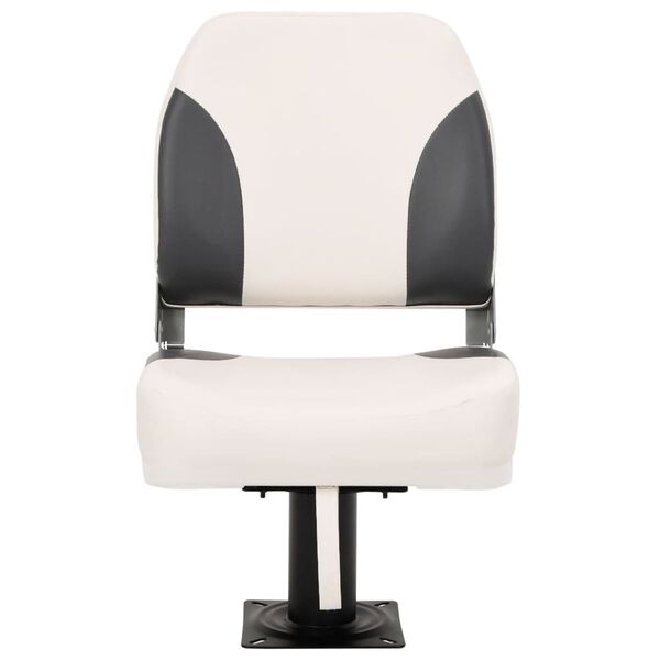 vidaXL Set Sedile da Barca Pieghevole 4 pz con Schienale Basso