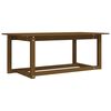 vidaXL Tavolino da Salotto Ambra 110x55x45 cm Legno Massello di Pino