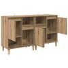 vidaXL Sideboards 2 pcs Rovere artigianale 60 x 35 x 70 cm