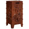 vidaXL Focolare Ruggine 47 x 38 x 75 cm Acciaio Corten