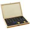vidaXL Set di Utensili Indicizzabili per Tornitura 12 pz 16x16mm 100mm