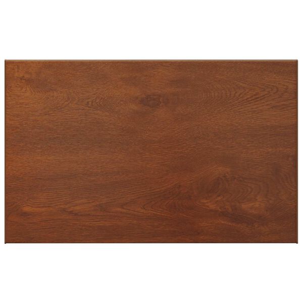 vidaXL Soglia della Finestra Legno Marrone 100 x 50 x 4,5 cm PVC