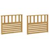 vidaXL Modulo Braccioli 2 pcs Bianco 80 x 6 x 61 cm