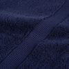 vidaXL Asciugamani Premium SOLUND 4 pz Blu Navy 50x100 cm 600 g/m&sup2;