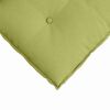 vidaXL Cuscino per Schiena Verde chiaro 60 x 19 x 50 cm Tessuto