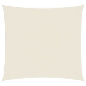 vidaXL Parasole a Vela in Tela Oxford Quadrato 4,5x4,5 m Crema