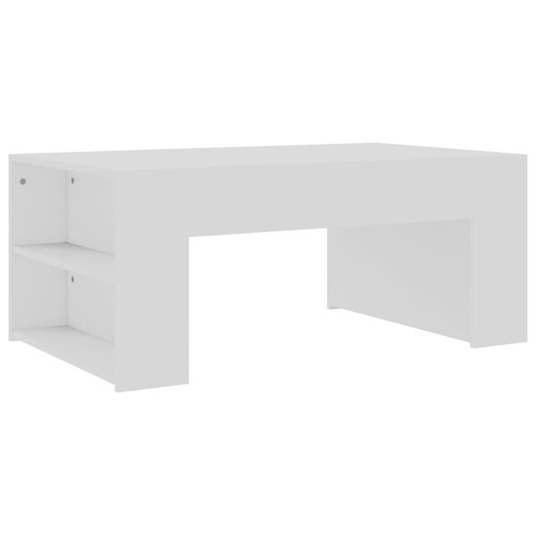vidaXL Tavolino da Salotto Bianco 100x60x42 cm in Legno Multistrato