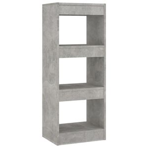 vidaXL Libreria/Divisorio Grigio Cemento 40x30x103 cm in Truciolato