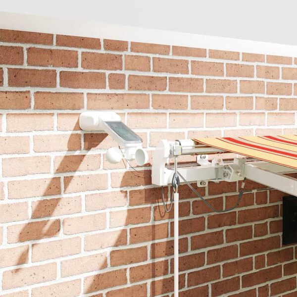 vidaXL Tenda Retrattile Giallo e Arancione 450 &times; 300 cm