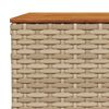 vidaXL Set Divano da Giardino 10 pz con Cuscini Beige in Polyrattan