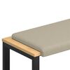 vidaXL Cuscino per panchina Velvet testurizzato Sabbia