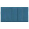 vidaXL Cuscino Testiera Hanko Blu 80 cm in Velluto