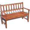 vidaXL Panca da Giardino 120 cm in Legno Massello di Acacia