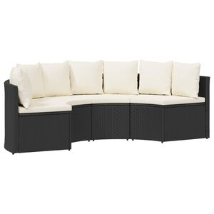 vidaXL Set di divani 2 pz Nero