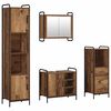 vidaXL Set di Armadi da Bagno 4 pz Legno antico 40 x 36 x 181 cm