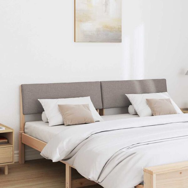 vidaXL Testiera imbottita Talpa 200 cm Pino massello