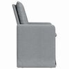 vidaXL Sedie da pranzo 2 pcs Grigio chiaro 57 x 67 x 98 cm Tessuto