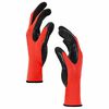 vidaXL Guanti da Lavoro 12 pcs Rosso e Nero 10 / xl