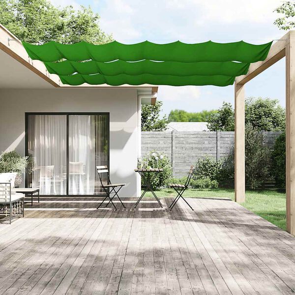 vidaXL Paravento Verticale Verde Chiaro 60x800 cm in Tessuto Oxford