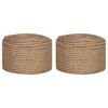 vidaXL Spago in juta 2 pz 2 mm 100 m Naturale 100% juta Tossa