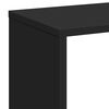 vidaXL Libreria Divisorio Nera 67x25x161,5 cm in Truciolato