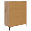 vidaXL Credenza Rovere artigianale 69,5 x 34 x 90 cm Legno multistrato