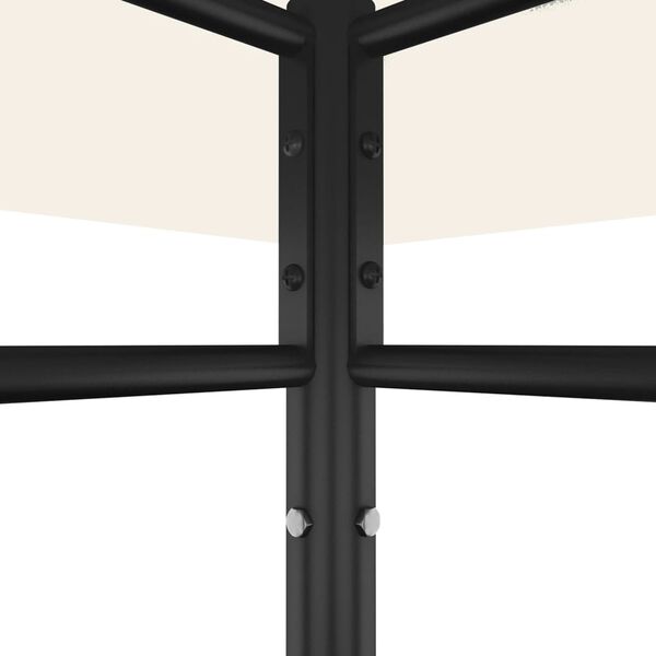 vidaXL Gazebo 384x281x270 cm Crema 180 g/m&sup2;