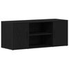 vidaXL Mobile TV Rovere nero 100 x 35 x 40 cm Legno multistrato