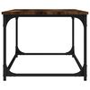 vidaXL Tavolino Rovere Fumo 102x50x40 cm in Legno Multistrato e Ferro