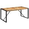 vidaXL Tavolo da Pranzo 175x90x76 cm in Legno Grezzo Massello di Mango
