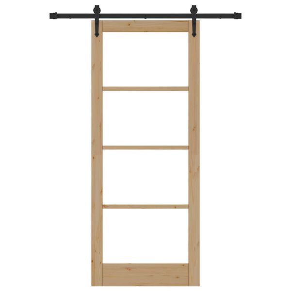 vidaXL Porta scorrevole ORKDAL Naturale 86 x 211 cm