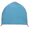 vidaXL Tenda Familiare a Tunnel per 6 Persone Blu Impermeabile