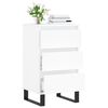 vidaXL Credenza Bianca 40x35x70 cm in Legno Multistrato