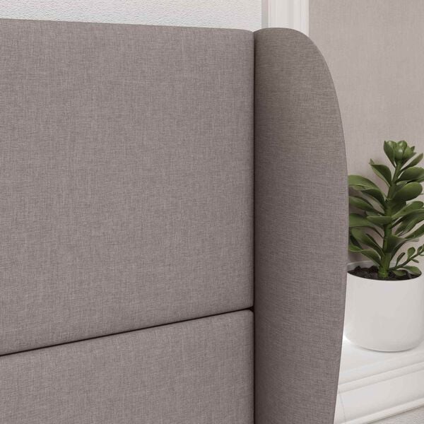 vidaXL Orecchia della Testata Beige 80 x 23 x 6 cm Tessuto