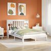 vidaXL Letto Libreria senza Materasso Bianco 140x190 cm Legno di Pino