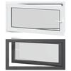 vidaXL Finestra per Soffitta RISOR 110 x 60 cm PVC e Vetro Antracite