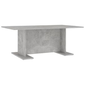vidaXL Tavolino Salotto Grigio Cemento 103,5x60x40cm Legno Multistrato