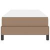 vidaXL Struttura del letto Cappuccino 100 x 200 cm Tessuto