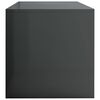 vidaXL Mobile Porta TV Grigio Lucido 120x40x40 cm in Legno Multistrato