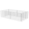 vidaXL Gabbione Fioriera in Acciaio Zincato 180x90x50 cm
