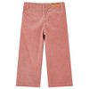 Pantaloni per Bambini in Velluto a Coste Rosa Antico 128