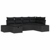 vidaXL Set di divani 6 pz polyrattan