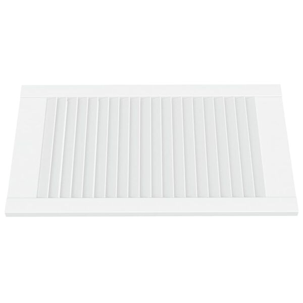 vidaXL Ante a Lamelle 2 pz Bianche 69x39,4 cm in Legno di Pino