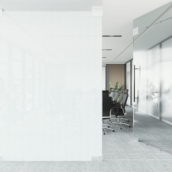 vidaXL Pellicola per Finestra Design Smerigliato Strisce 45x1000cm PVC