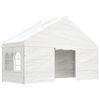 vidaXL Gazebo con Tetto Bianco 5,88x2,23x3,75 m in Polietilene