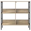 vidaXL Libreria Rovere Sonoma 82 x 32 x 79 cm Legno multistrato